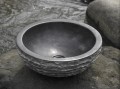 Umywalka kamienna nablatowa Bathco Puket Negro 00317