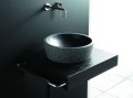 Umywalka kamienna nablatowa Bathco Bali Negro 00304