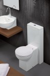 Fusion Hatria spłuczka stojąca z podłączeniem dolnym 37x90x13 – Y0MK