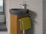 Umywalka kamienna nablatowa Bathco Icono Beige 00339