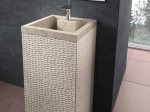 Umywalka kamienna nablatowa Bathco Borneo Beige 00330